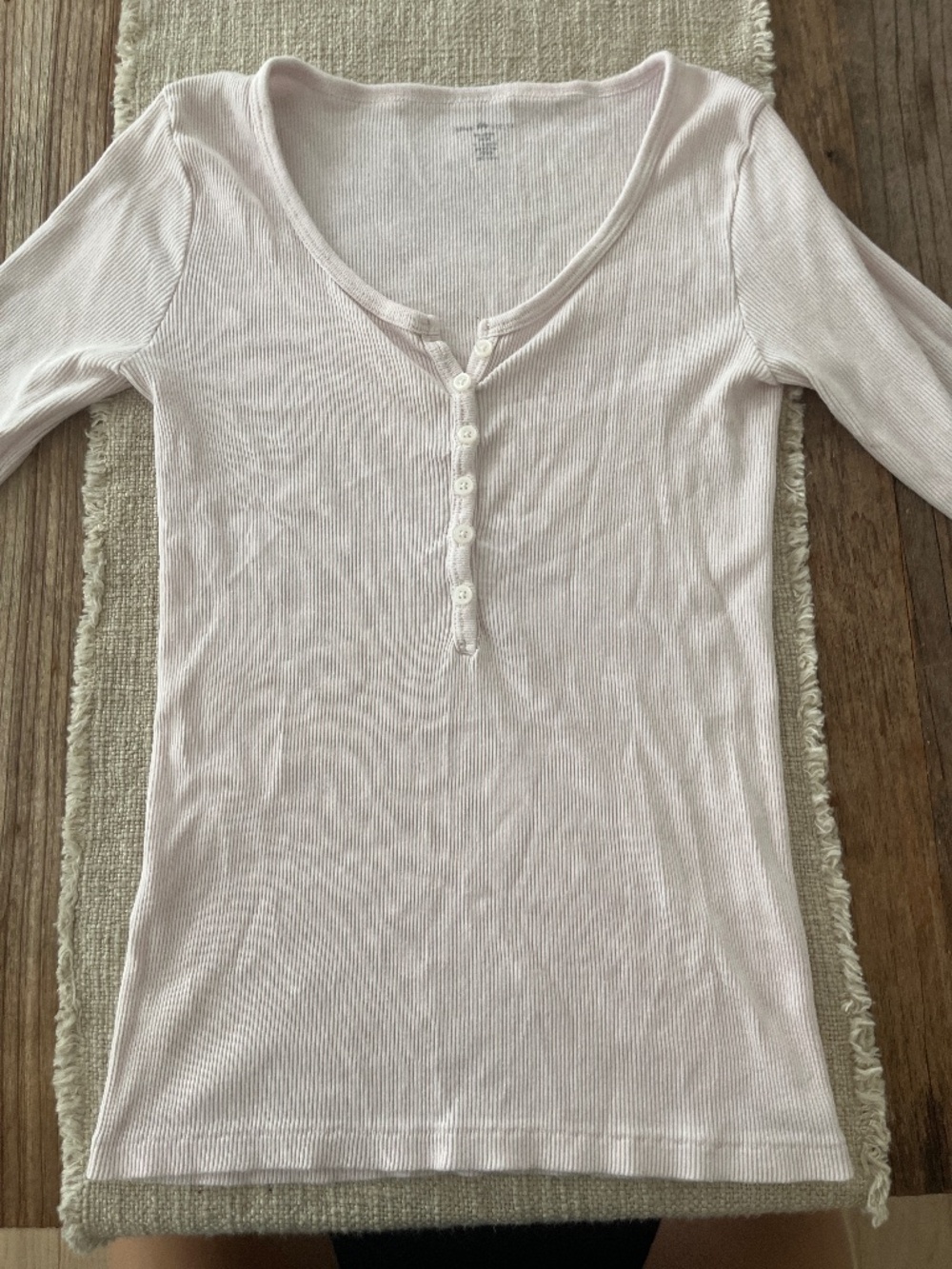 Pink brandy melville Henley
